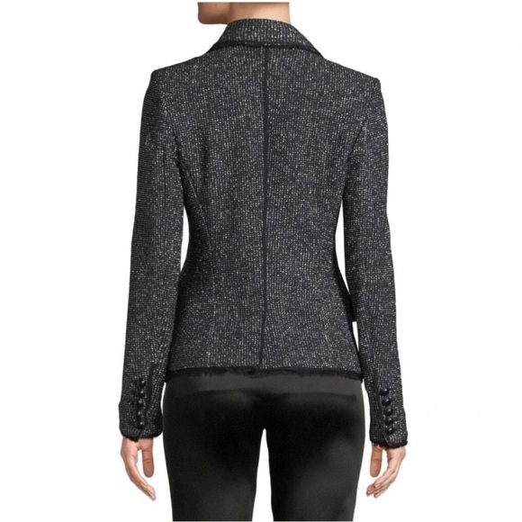 Veronica Beard Frisco Double Breaded Metallic Tweed Blazer - Picture 5 of 10